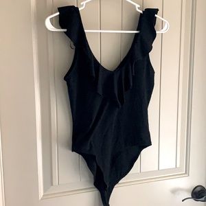 Forever 21 ruffle bodysuit